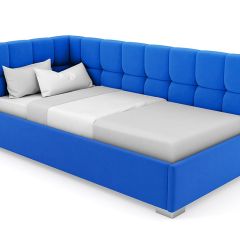 Кровать угловая Мия интерьерная +основание (90х200) в Кировграде - kirovgrad.mebel24.online | фото 23