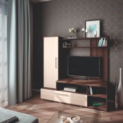 Мини-стенка Линда (ясень шимо темный/светлый) в Кировграде - kirovgrad.mebel24.online | фото