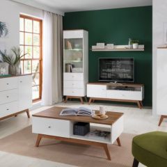 Модульная гостиная HEDA (белый) в Кировграде - kirovgrad.mebel24.online | фото