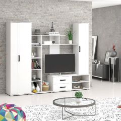 Шкаф Торонто (Белый текстурный) в Кировграде - kirovgrad.mebel24.online | фото 2