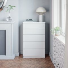 МОРИ МК 700.5 Комод (белый) в Кировграде - kirovgrad.mebel24.online | фото
