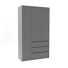 МОРИ МШ 1200.1 Шкаф (графит) в Кировграде - kirovgrad.mebel24.online | фото 2