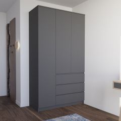 МОРИ МШ 1200.1 Шкаф (графит) в Кировграде - kirovgrad.mebel24.online | фото