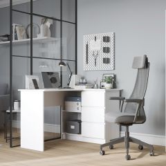 МОРИ МС-16 Стол угловой УНИ (белый) в Кировграде - kirovgrad.mebel24.online | фото 3