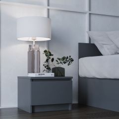 МОРИ ТПМ 400.1 Тумба прикроватная (графит) в Кировграде - kirovgrad.mebel24.online | фото