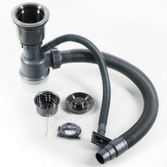 Мойка H6050B MELANA ProfLine 3,0/200 ГРАФИТ врезная прямоугольная с коландером H6050B в Кировграде - kirovgrad.mebel24.online | фото 2