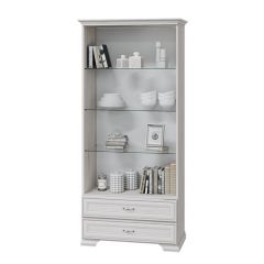 НИКОЛЬ Шкаф-витрина с 2 ст.дв. и 2 ящика в Кировграде - kirovgrad.mebel24.online | фото 2