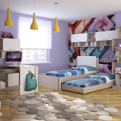 Подростковая Волкер (модульная) в Кировграде - kirovgrad.mebel24.online | фото 3