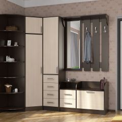 Прихожая ДИАНА-4 сек №29 (Венге/Дуб молочный) в Кировграде - kirovgrad.mebel24.online | фото 3
