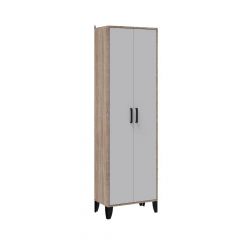 Прихожая Витра Шкаф платяной (Белый/Дуб сонома) в Кировграде - kirovgrad.mebel24.online | фото
