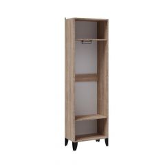 Прихожая Витра Шкаф платяной (Белый/Дуб сонома) в Кировграде - kirovgrad.mebel24.online | фото 2
