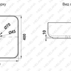 Раковина MELANA MLN-78110 в Кировграде - kirovgrad.mebel24.online | фото 2