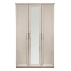 Шкаф 3-х ств с зеркалом Мокко (бежевый) в Кировграде - kirovgrad.mebel24.online | фото 2
