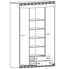 Шкаф 4-х дверный "Мария-Луиза 4" в Кировграде - kirovgrad.mebel24.online | фото 2