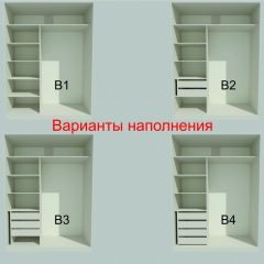 Шкаф-купе 1500 серии NEW CLASSIC K4+K4+B2+PL4 (2 ящика+F обр. штанга) профиль «Капучино» в Кировграде - kirovgrad.mebel24.online | фото 8