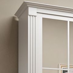 Шкаф-купе 1500 серии NEW CLASSIC K4+K4+B2+PL4 (2 ящика+F обр. штанга) профиль «Капучино» в Кировграде - kirovgrad.mebel24.online | фото 4