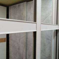 Шкаф-купе 1500 серии NEW CLASSIC K4+K4+B2+PL4 (2 ящика+F обр. штанга) профиль «Капучино» в Кировграде - kirovgrad.mebel24.online | фото 6