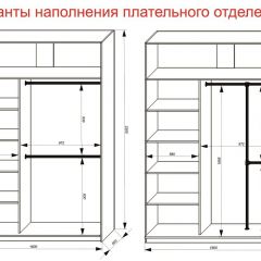 Шкаф-купе 1600 серии SOFT D6+D4+B2+PL2 (2 ящика+1штанга+1 полка) профиль «Капучино» в Кировграде - kirovgrad.mebel24.online | фото 9