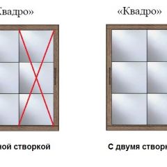 Шкаф-купе №19 Серия 3 Квадро (2000) Ясень Анкор светлый в Кировграде - kirovgrad.mebel24.online | фото 3
