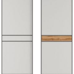Шкаф-купе 2100 серии SOFT D4+D4+D4+B22+PL1 (по 2 ящика лев/прав+1штанга) профиль «Графит» в Кировграде - kirovgrad.mebel24.online | фото 10