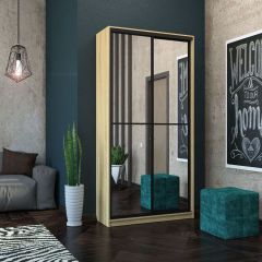 Шкаф-купе Лофт 1200 Шк12-47 (Дуб Сонома) в Кировграде - kirovgrad.mebel24.online | фото 8