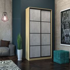 Шкаф-купе Лофт 1200 Шк12-47 (Дуб Сонома) в Кировграде - kirovgrad.mebel24.online | фото 14