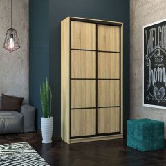 Шкаф-купе Лофт 1200 Шк12-60 (Дуб Сонома) в Кировграде - kirovgrad.mebel24.online | фото 7