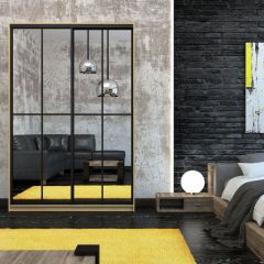 Шкаф-купе Лофт 1600 Шк16-47 (Дуб Сонома) в Кировграде - kirovgrad.mebel24.online | фото 8