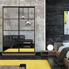 Шкаф-купе Лофт 1600 Шк16-60 (Дуб Сонома) в Кировграде - kirovgrad.mebel24.online | фото 9