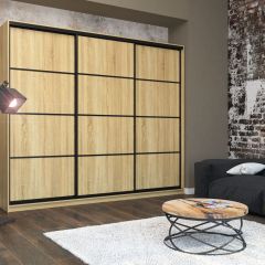 Шкаф-купе Лофт 3000 Шк30-47 (Дуб Сонома) в Кировграде - kirovgrad.mebel24.online | фото 7