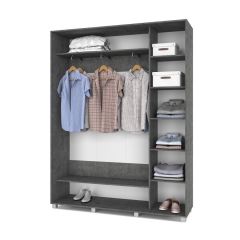 РОЛАНД Шкаф-купе Камень темный (450*1700) Р471 в Кировграде - kirovgrad.mebel24.online | фото 3