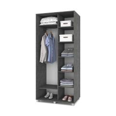 РОЛАНД Шкаф-купе Камень темный (600*1000) Р601 в Кировграде - kirovgrad.mebel24.online | фото 2