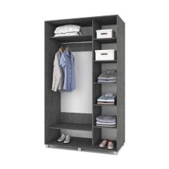 РОЛАНД Шкаф-купе Камень темный (600*1400) Р641 в Кировграде - kirovgrad.mebel24.online | фото 2