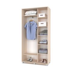 РОЛАНД Шкаф-купе Млечный дуб (450*1100) Р411 в Кировграде - kirovgrad.mebel24.online | фото 2