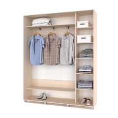 РОЛАНД Шкаф-купе Млечный дуб (450*1800) Р481 в Кировграде - kirovgrad.mebel24.online | фото 2