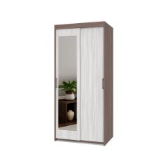 ТОМАС Шкаф-купе с зеркалом Шимо темный/светлый Т22 в Кировграде - kirovgrad.mebel24.online | фото