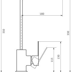 Смеситель MS-012 в Кировграде - kirovgrad.mebel24.online | фото 2