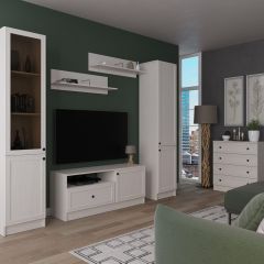 ВЕСТА Гостиная (модульная) Ясень анкор светлый в Кировграде - kirovgrad.mebel24.online | фото