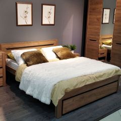 АФИНА Спальный гарнитур Дуб Крафт (модульная) в Кировграде - kirovgrad.mebel24.online | фото 6
