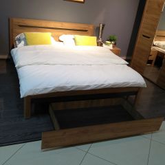 АФИНА Спальный гарнитур Дуб Крафт (модульная) в Кировграде - kirovgrad.mebel24.online | фото 7