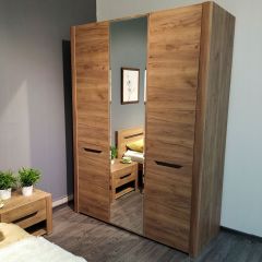 АФИНА Спальный гарнитур Дуб Крафт (модульная) в Кировграде - kirovgrad.mebel24.online | фото 8