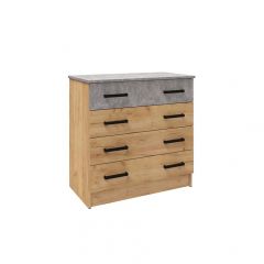 Спальня Асти Комод (Дуб крафт золотой) в Кировграде - kirovgrad.mebel24.online | фото