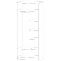 ДИАНА Шкаф 2-х створчатый в Кировграде - kirovgrad.mebel24.online | фото 2