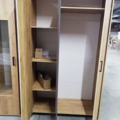 Спальный гарнитур МСП-1 (Модульный) Дуб золотой/Камень темный в Кировграде - kirovgrad.mebel24.online | фото 16