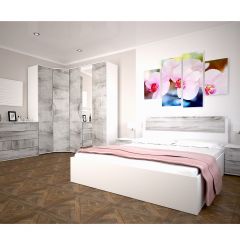 Спальный гарнитур Сорренто EVO (модульный) в Кировграде - kirovgrad.mebel24.online | фото 3