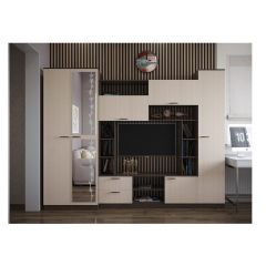 Стенка Марта 11 (Венге/Беленый дуб) в Кировграде - kirovgrad.mebel24.online | фото 3