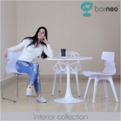 Стол Barneo T-3 Tulip style (RAL9003 белый, D90) в Кировграде - kirovgrad.mebel24.online | фото 6