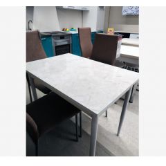 Стол Жизель (950*640) калаката/белый матовый в Кировграде - kirovgrad.mebel24.online | фото