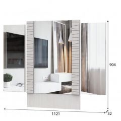 ГАММА 20 Стол туалетный + Зеркало (Серия №4) в Кировграде - kirovgrad.mebel24.online | фото 3