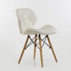 Стул Barneo N-42 Perfecto PU белый в Кировграде - kirovgrad.mebel24.online | фото 2